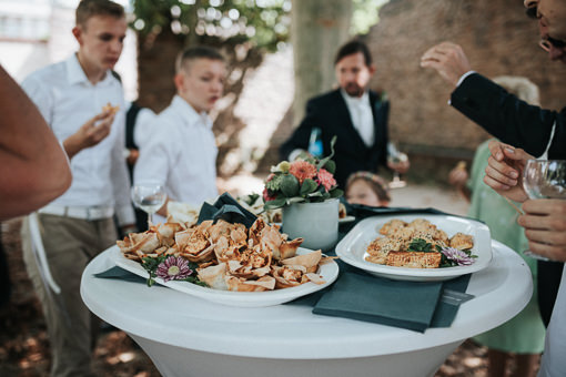 Catering von Pomidori Darmstadt zur Hochzeit