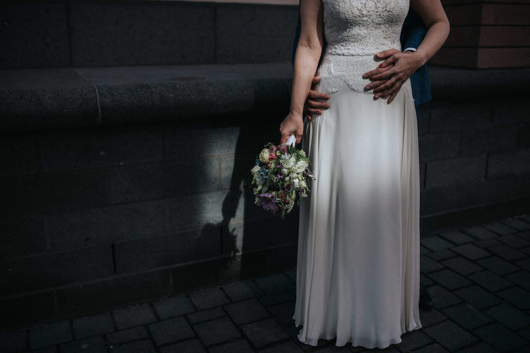 Hochzeitskleid der Braut